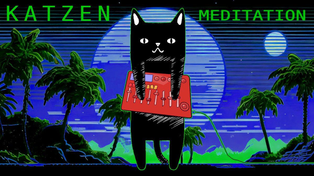 Katzenmeditation (Banner)